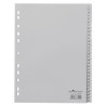 PRZEKŁADKA A4/1-31 DURABLE PP szare 652310