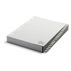 PRZEKŁADKA PP A4 A-Z DURABLE SZARE INDEKSY