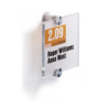 TABLICZKA INFO CRYSTAL SIGN DURABLE 105x105 mm