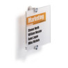 TABLICZKA INFO CRYSTAL SIGN DURABLE 148x148 mm