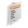 TABLICZKA INFO CRYSTAL SIGN DURABLE 210x210 mm