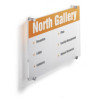 TABLICZKA INFO CRYSTAL SIGN DURABLE 297x420 mm