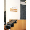 TABLICZKA INFO CRYSTAL SIGN DURABLE 297x420 mm
