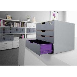 POJEMNIK Z SZUFLADAMI DURABLE Varicolor 4 szuflady