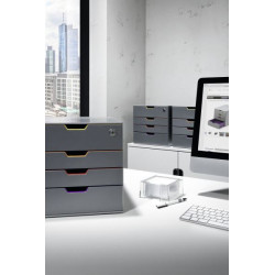 POJEMNIK Z SZUFLADAMI DURABLE Varicolor 4 szuflady