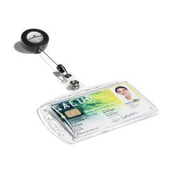 DURABLE ETUI DO KART Z MECHANIZMEM ŚCIĄGAJĄCYM