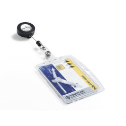 DURABLE ETUI DO KART Z MECHANIZMEM ŚCIĄGAJĄCYM