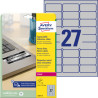 ETYKIETY ZNAMIONOWE AVERY 63,5x29,6mm 8 ARKUSZY