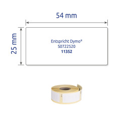 Etykiety adresowe w rolce do termodruku-25x54mm-sklep-lapis.pl