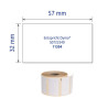 ETYKIETY UNIWERSALNE AVERY - 32x57mm
