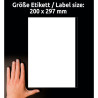 ETYKIETY UNIWERSALNE AVERY 200x297mm