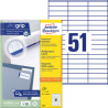 ETYKIETY UNIWERSALNE AVERY 70x16,9mm