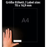 ETYKIETY UNIWERSALNE AVERY 70x16,9mm