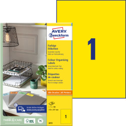 ETYKIETY DO OZNACZANIA AVERY 210x297mm