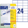 ETYKIETY UNIWERSALNE 70x36 AVERY 30 ARKUSZY