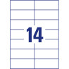 ETYKIETY UNIWERSALNE AVERY 105x42,3mm