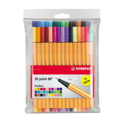 STABILO CIENKOPIS POINT 30-KOL ROLLERSET 8830-1