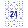 USUWALNE ETYKIETY NA PRZETWORY 40,8x40,3mm 10 ARK.