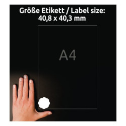 Etykiety samoprzylepne na przetwory 10 ark.