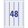 ETYKIETY USUWALNE 45,7x21,2 AVERY 10 ARKUSZY