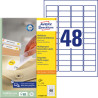 Etykiety usuwalne 45,7x21,2 Avery Zweckform 100 arkuszy L4736REV-100