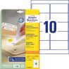 Etykiety usuwalne 96x50,8 Avery Zweckform 30 arkuszy L4744REV-25