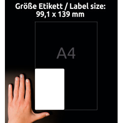 ETYKIETY WODOODPORNE HEAVY DUTY AVERY 99,1x139mm
