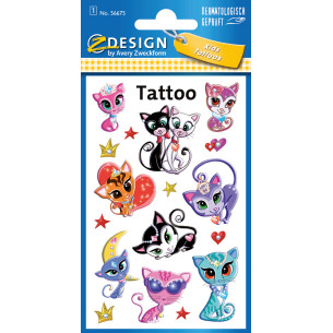 Kotki tatuaże Avery z-design dla dzieci
