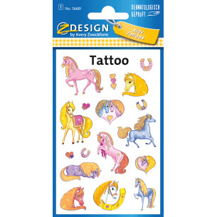 Kucyki tatuaże Avery z-design dla dzieci