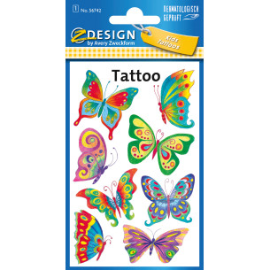 Motyle tatuaże Avery z-design dla dzieci