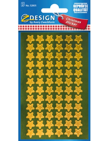 Naklejki Z-Design - złote gwiazdy 52805