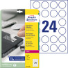 Etykiety zabezpieczające plomby Avery Zweckform 40mm l6112-20 20 arkuszy