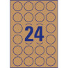 ekologiczne Etykiety 40mm Avery Zweckform 25 arkuszy L7105-25