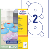 Etykiety na cd super size 117mm Avery Zweckform 100 arkuszy L7676-100