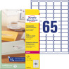 Etykiety przezroczyste adresowe Avery Zweckform 38,1x21,2 25 ark. l7551-25