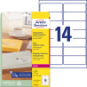 Etykiety przezroczyste adresowe Avery Zweckform 99,1x38,1 25 ark. l7563-25