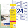 Etykiety do oznaczania 60x40 Avery Zweckform 20 arkuszy L7950-20