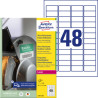 Etykiety polietynelowe 45,7x21,2 Avery Zweckform 40 arkuszy L7911-40