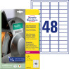 Etykiety polietynelowe 45,7x21,2 Avery Zweckform 10 arkuszy L7911-10
