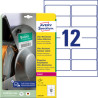 Etykiety polietynelowe 99,1x42,3 Avery 10 arkuszy L7913-10