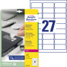 Etykiety zabezpieczające plomby Avery Zweckform 63,5x29,6 20 ark. l6114-20