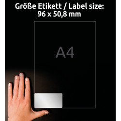 ETYKIETY ZNAMIONOWE AVERY 96x50,8mm