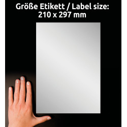 Etykiety znamionowe 210x297 Avery Zweckform 20 arkuszy l6013-20
