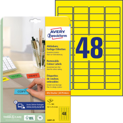 Etykiety do oznaczania 45,7x21,2 Avery Zweckform 20 arkuszy  L6040-20