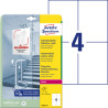 Folie antybakteryjne 105x148 Avery Zweckform 10 arkuszy l8003-10