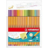 Cienkopis STABILO point 88 etui karton 18szt.