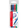 Cienkopis STABILO pointMAX etui 4 szt. 488/4