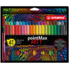 Cienkopis STABILO pointMAX etui kartonowe 42 szt.