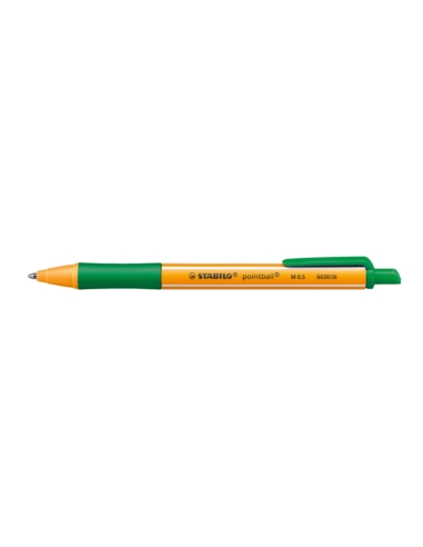 Długopis STABILO pointball zielony 6030/36
