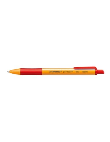 Długopis STABILO pointball czerwony 6030/40